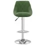 Taburete de cocina 2 unidades de terciopelo verde oscuro de vidaXL, Taburetes de cocina - Ref: Foro24-335308, Precio: 140,84 ...