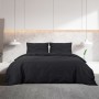 Schwarzes leichtes Mikrofaser-Bettbezug-Set, 140 x 200 cm von vidaXL, Bettbezüge - Ref: Foro24-135969, Preis: 19,81 €, Rabatt: %