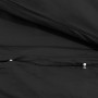 Schwarzes leichtes Mikrofaser-Bettbezug-Set, 140 x 200 cm von vidaXL, Bettbezüge - Ref: Foro24-135969, Preis: 19,81 €, Rabatt: %