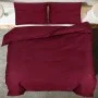 Burgunderrotes Bettbezug-Set aus Baumwolle, 260 x 240 cm von vidaXL, Bettbezüge - Ref: Foro24-136180, Preis: 48,50 €, Rabatt: %