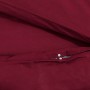 Burgundy cotton duvet cover set 260x220 cm by vidaXL, Duvet covers - Ref: Foro24-136189, Price: 34,58 €, Discount: %