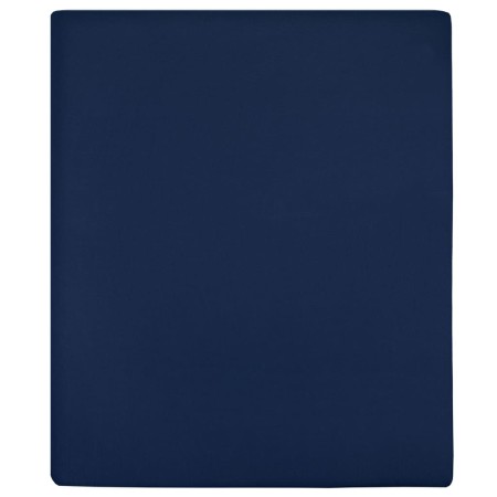 Jersey-Spannbettlaken, 2 Stück, marineblaue Baumwolle, 100 x 200 cm von vidaXL, Bettlaken - Ref: Foro24-136233, Preis: 23,47 ...