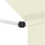 Toldo retráctil de operación manual 350 cm crema by vidaXL, Awnings - Ref: Foro24-143697, Price: 90,53 €, Discount: %