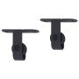 Kit mini puerta corredera de armario acero carbono 183 cm de vidaXL, Marcos de puertas - Ref: Foro24-148017, Precio: 26,02 €,...