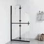 Half-frosted ESG glass folding shower screen 90x190 cm by vidaXL, Shower walls and screens - Ref: Foro24-151188, Price: 203,1...