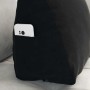 Cojín de Espalda Negro 45 x 20 x 35 cm Tela de pana