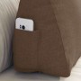 Cojín de Espalda Marrón 60 x 20 x 50 cm tela