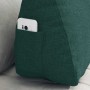 Cojín de Espalda Verde oscuro 60 x 20 x 50 cm tela