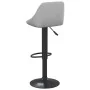 Taburete de cocina de terciopelo gris claro de vidaXL, Taburetes de cocina - Ref: Foro24-335338, Precio: 82,36 €, Descuento: %