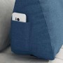 Cojín de Espalda Azul 60 x 20 x 50 cm tela