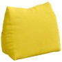 Cojín de Espalda Amarillo Claro 60 x 20 x 50 cm tela