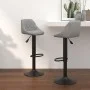 Kitchen stools 2 units light gray velvet by vidaXL, Kitchen stools - Ref: Foro24-335349, Price: 117,39 €, Discount: %