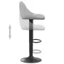 Taburetes de cocina 2 unidades terciopelo gris claro de vidaXL, Taburetes de cocina - Ref: Foro24-335349, Precio: 115,56 €, D...