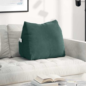 Cojín de Espalda Verde oscuro 60 x 20 x 50 cm Tela de pana