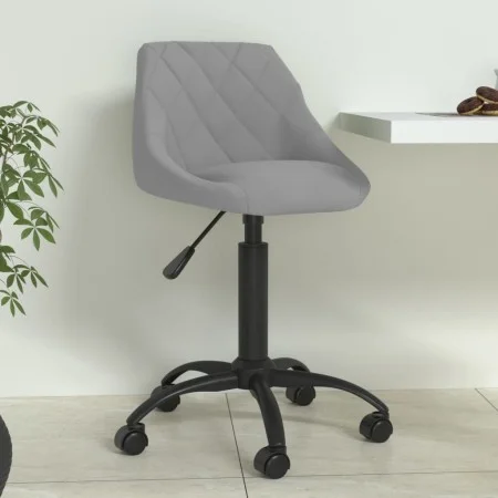 Silla de comedor de terciopelo gris claro de vidaXL, Sillas de comedor - Ref: Foro24-335360, Precio: 90,22 €, Descuento: %