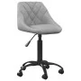 Silla de comedor de terciopelo gris claro de vidaXL, Sillas de comedor - Ref: Foro24-335360, Precio: 90,22 €, Descuento: %