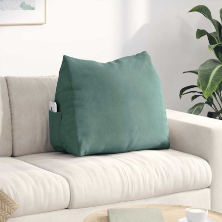 Cojín de Espalda Verde Mar 60 x 20 x 50 cm Tela de pana