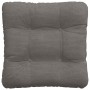 Cojines para asiento 4 pcs Gris Claro 40 x 40 cm Tela de pana