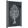 Anthrazitgraues Gartentor aus Stahl im Baumdesign 105x155 cm von vidaXL, Gartentore - Ref: Foro24-153157, Preis: 285,33 €, Ra...