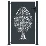 Anthrazitgraues Gartentor aus Stahl im Baumdesign 105x155 cm von vidaXL, Gartentore - Ref: Foro24-153157, Preis: 285,33 €, Ra...