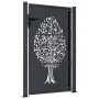 Anthrazitgraues Gartentor aus Stahl im Baumdesign 105x155 cm von vidaXL, Gartentore - Ref: Foro24-153157, Preis: 285,33 €, Ra...