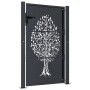 Puerta de jardín acero gris antracita diseño árbol 105x155 cm de vidaXL, Puertas de jardín - Ref: Foro24-153157, Precio: 292,...