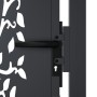 Puerta de jardín acero gris antracita diseño árbol 105x155 cm de vidaXL, Puertas de jardín - Ref: Foro24-153157, Precio: 292,...