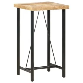 Solid rough mango wood bar table 60x60x107 cm by vidaXL, Kitchen and dining tables - Ref: Foro24-286610, Price: 230,34 €, Dis...