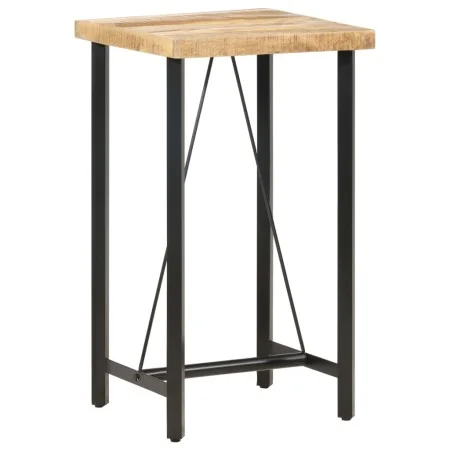 Solid rough mango wood bar table 60x60x107 cm by vidaXL, Kitchen and dining tables - Ref: Foro24-286610, Price: 230,32 €, Dis...