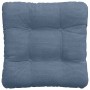Cojines para asiento 4 pcs Azul 40 x 40 cm Tela de pana