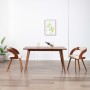 2 Esszimmerstühle aus gebogenem Holz und cremefarbenem Kunstleder von vidaXL, Essstühle - Ref: Foro24-283102, Preis: 324,47 €...