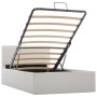 Hydraulic canapé bed white synthetic leather 100x200 cm by vidaXL, Beds and slatted bases - Ref: Foro24-285517, Price: 315,35...