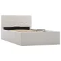 Cama canapé hidráulica cuero sintético blanco 100x200 cm de vidaXL, Camas y somieres - Ref: Foro24-285517, Precio: 309,16 €, ...