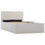 Hydraulic canapé bed white synthetic leather 100x200 cm by vidaXL, Beds and slatted bases - Ref: Foro24-285517, Price: 315,35...