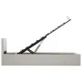 Hydraulisches Canapébett aus weißem Kunstleder, 100 x 200 cm von vidaXL, Betten und Lattenroste - Ref: Foro24-285517, Preis: ...