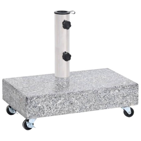 Base de sombrilla granito gris claro 45x25x8,3 cm de vidaXL, Bases para sombrillas - Ref: Foro24-313666, Precio: 96,33 €, Des...