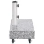 Light gray granite parasol base 45x25x8.3 cm by vidaXL, Umbrella bases - Ref: Foro24-313666, Price: 86,67 €, Discount: %