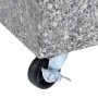 Light gray granite parasol base 45x25x8.3 cm by vidaXL, Umbrella bases - Ref: Foro24-313666, Price: 86,67 €, Discount: %