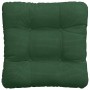 Cojines para asiento 4 pcs Verde oscuro 45 x 45 cm Tela de pana