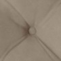 Cojines para asiento 4 pcs Taupé 40 x 40 x 6 cm Microfibra