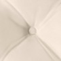 Cojines para asiento 4 pcs Beige 40 x 40 x 6 cm Microfibra