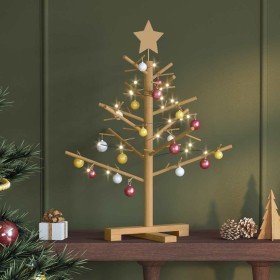 Árbol de Navidad de madera Marrón 75 cm Madera maciza de pino en Arboles de navidad | Comprar online en Foro24