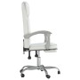 White synthetic leather reclining office chair by vidaXL, Office chairs - Ref: Foro24-349702, Price: 139,25 €, Discount: %