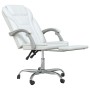 White synthetic leather reclining office chair by vidaXL, Office chairs - Ref: Foro24-349702, Price: 139,25 €, Discount: %