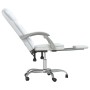 White synthetic leather reclining office chair by vidaXL, Office chairs - Ref: Foro24-349702, Price: 139,25 €, Discount: %