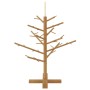 Árbol de Navidad de madera Marrón 75 cm Madera maciza de pino