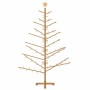Árbol de Navidad de madera Marrón 180 cm Madera maciza de pino
