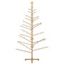 Árbol de Navidad de madera Marrón 210 cm Madera maciza de pino