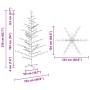Árbol de Navidad de madera Marrón 210 cm Madera maciza de pino