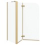 Enclosure de Ducha Manual Dorado 120 x 68 x 130 cm